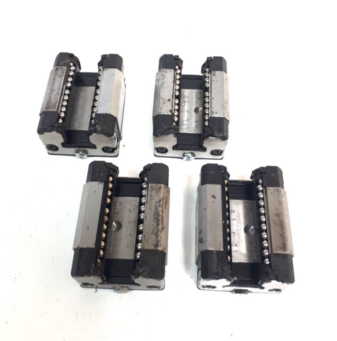 4x Bosch Rexroth R166611420, R 166 611 420 Kugelwagen Linearwagen Schlitten