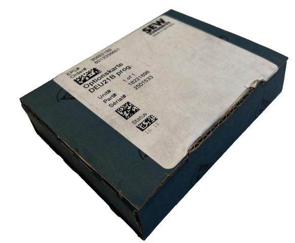 SEW Eurodrive DEU21B | 18221696 prog. Optionskarte | Steckkarte | Modul DEU 21 B
