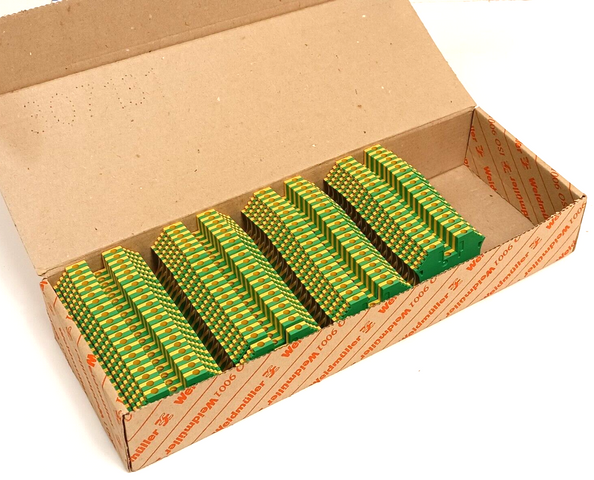 78x Weidmüller WPE 2.5 Reihenklemmen IEC 60 947-7-2 Klemmen