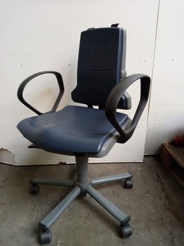 Bimos Arbeitsdrehstuhl 9823S Drehstuhl Stuhl mit Rollen und Armlehnen NP* 380€