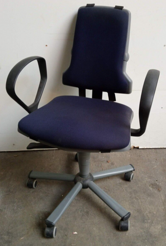 Bimos Drehstuhl 9820S Arbeitsdrehstuhl Stuhl Höhenverstellbar mit Rollen NP*330€