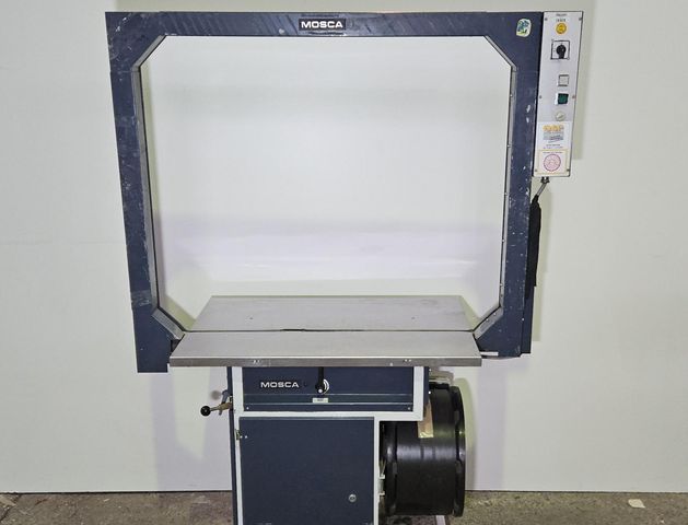 Mosca RO-M Umreifungsautomat Umreifungsmaschine Kartonverschließmaschine