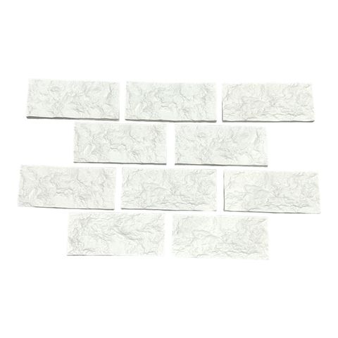 36m² Stone Design Decor Riemchen White Mini Verblender Naturstein Fliesen