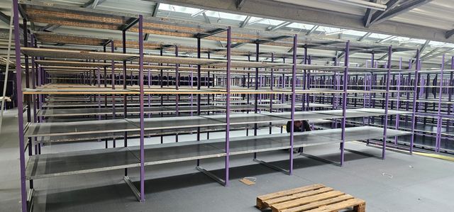 Gemac Fachbodenregal Normafix Großfachregal 7,50 x 1,20 x 2,50 m Steckregal