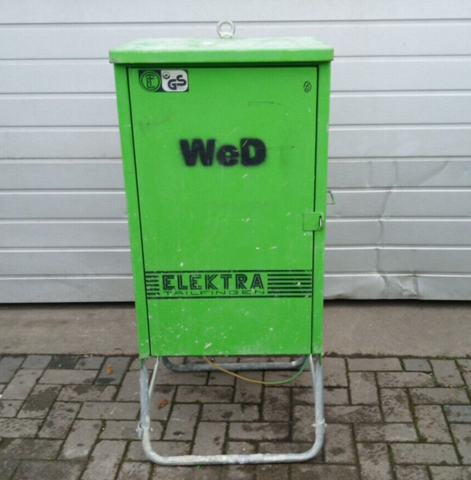 Elektra Tailfingen Baustromverteiler 52cm x 40cm x 118cm Verteiler V 82/62/3111