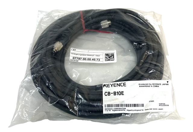 [137,90€/m] 10M Keyence CB-B10E Verlängerungskabel Messkopf und Steuergerät