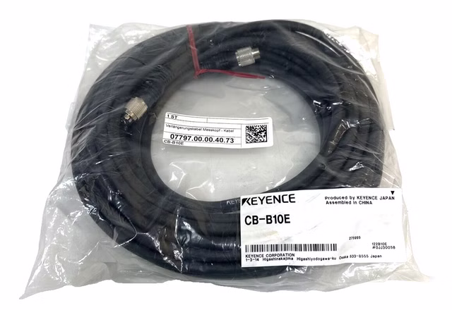 [137,90€/m] 10M Keyence CB-B10E Verlängerungskabel Messkopf und Steuergerät