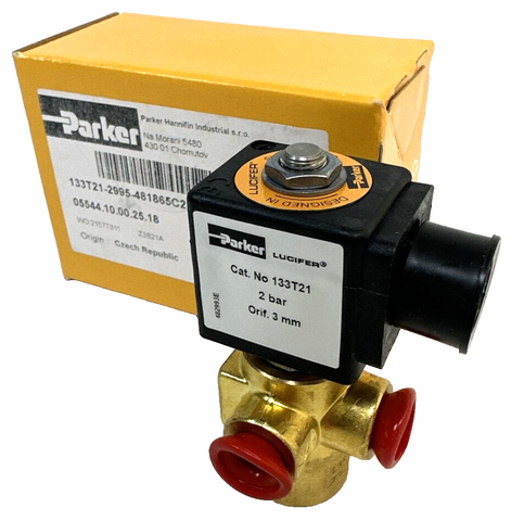 Parker 133T21-2995-481865C2 Magnetventil Ventil 05544.10.00.25.18| 3-Wege-Ventil