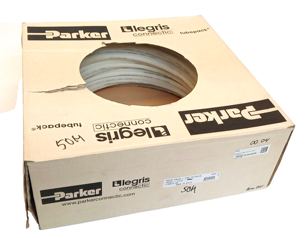 [2€/m] Parker 10x8mm Polyamid Schlauch 100m natur nylon tubing clear DIN73378