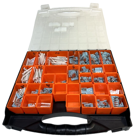 Sortimentskoffer Querverbindungen Verbindungen verschiedene Größen