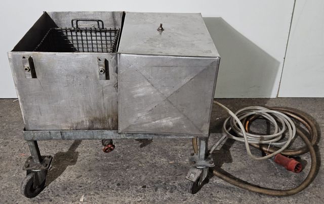 Mobiler Teilereiniger mit Heizung Werkstück Kleinteilereiniger Rohrendenreiniger