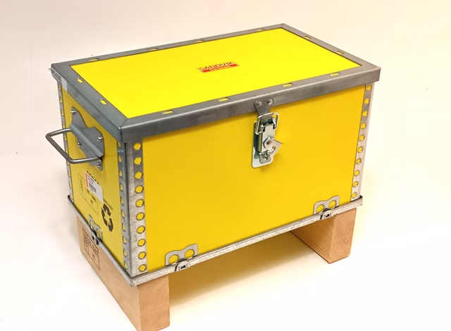 Sandvik Coromat Transportbox Kiste Transportkiste Transportbehälter 40x24x23,5cm