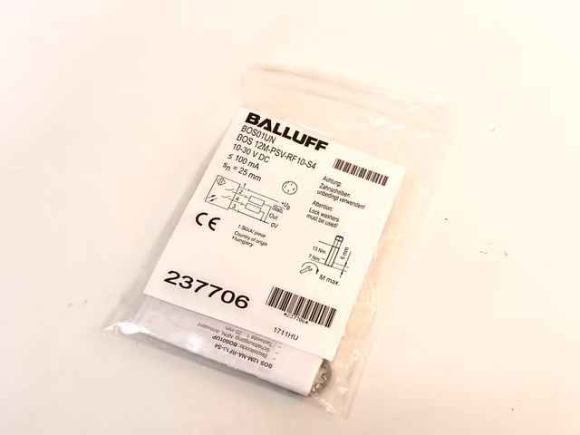 BALLUFF B0S01UN Lichttaster Sensor BOS 12M-PSV-RF10-S4