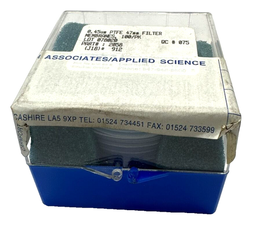 Alltech 0.45 µm PTFE 47mm Filter Membranfilter 100 Stück