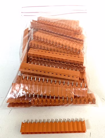 40 x Weidmüller SL 5.08 Verbinder Raster Steckverbinder Stecker 15-polig