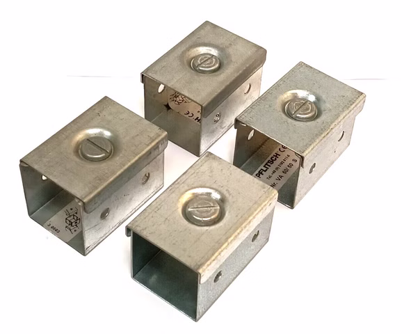 4x Pflitsch VA 50/50 S Kabelkanal Längsverbinder VA50/50S