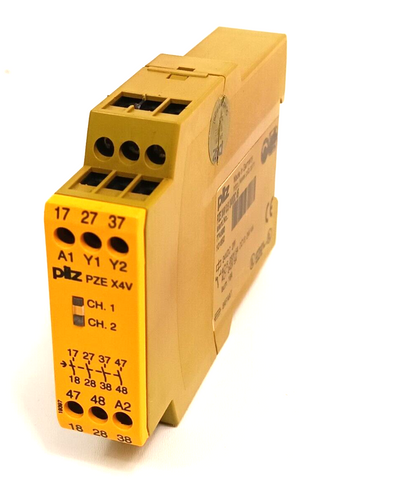 Pilz PZE X4V 0,5 / 24 VDC 4S Sicherheitsrelais 774580 Relais 101652