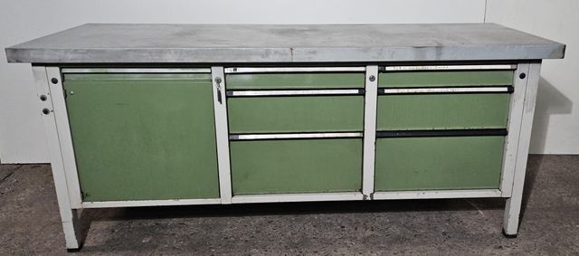 Massive Werkbank Arbeitstisch Werktisch Arbeitsplatz 85x200x70cm