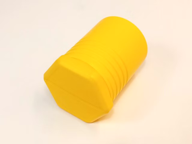 50x Rose Plastic DP 80 120 Yellow Kunststoffhülse Drehpack