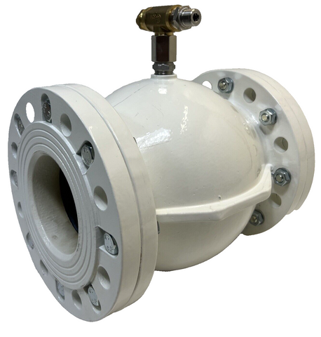 EBRO Pneumatisches Quetschventil DN100 | Manschette Natur | Ventil 2-5bar DN 100