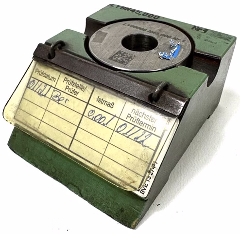Lehrring LY00008 N45,000 Nr.1 Einstellring Prüfring | innen Ø16 mm außen Ø45mm