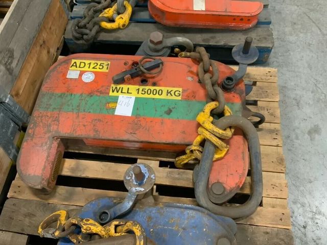 1x Coops Nieborg 15 Tonnen Allzweckgreifer Klemme Hebeklemme