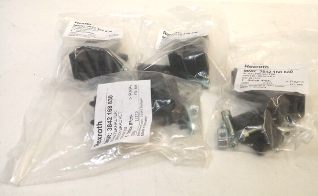 4 x Rexroth 3842 168 830 Schalterhalter / Switch Bracket, 3842168830 NEU