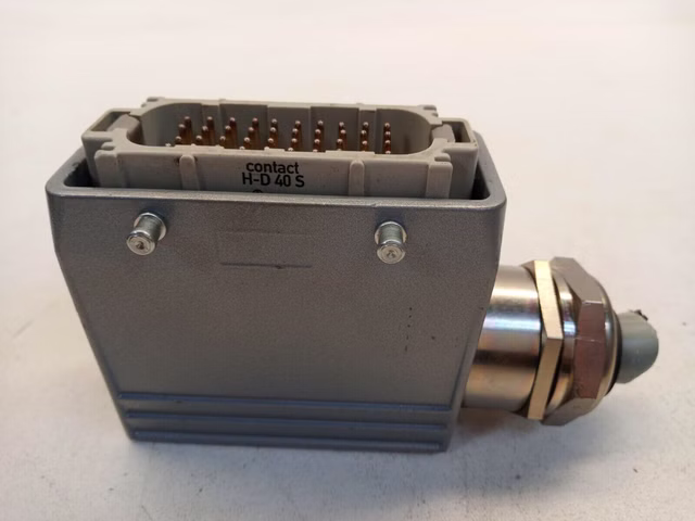 Contact H-D 40 S BU1 Stecker 40 Pins mit Sockelgehäuse 10A 250V Einsatz