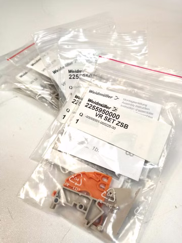 12x Weidmüller VR Set ZSB Klemmen 2255950000