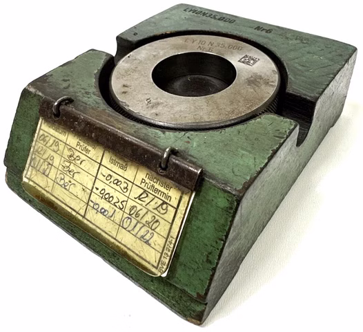 Lehrring LY10N35,000 Nr.6 Einstellring Prüfring | innen Ø35 mm außen Ø71mm