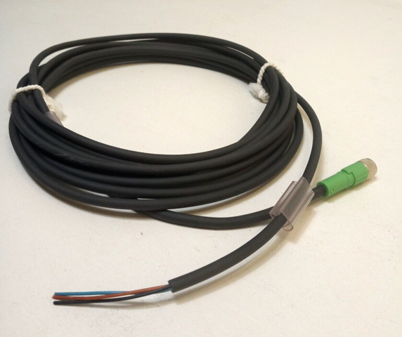 [EUR3,0/m] 2 x Phoenix Contact 1669628 Sensor-Aktor-Kabel 5m E221474 3 polig