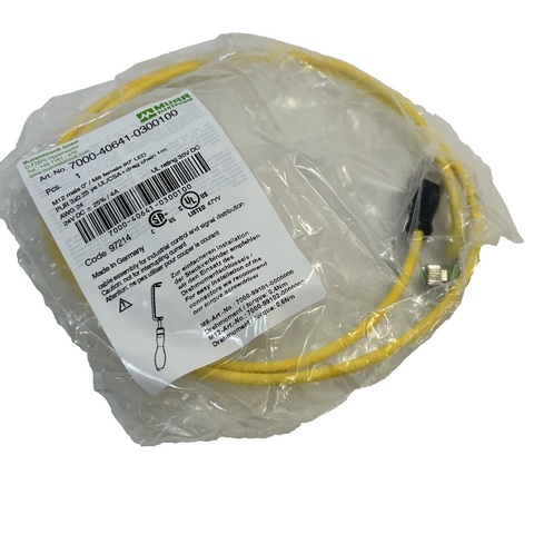 1m Murr Elektronik 7000-40641-0300100 M12 Stecker Sensor-Aktor-Kabel PUR 3x0,25