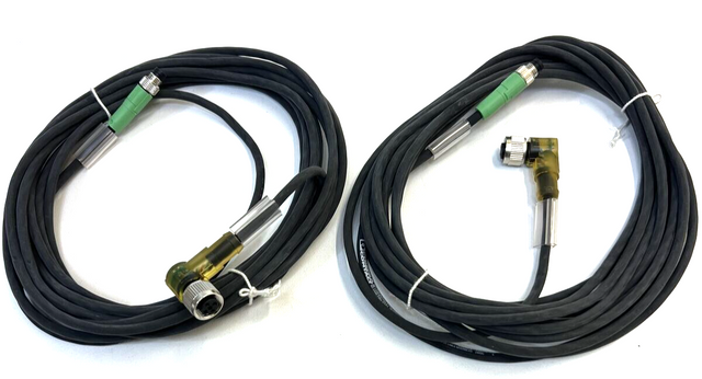 2x 5M Phoenix Contact Sensorkabel M12 SAC-3P-M | 1697713 Aktorkabel 8MS-M12FR-2L