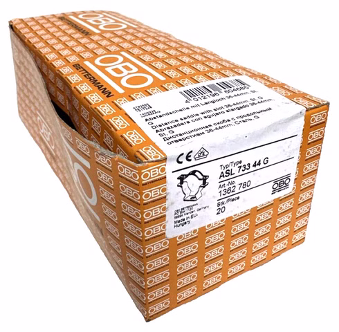 OBO Bettermann ASL 733 44 G Abstandschelle mit Langloch 36-44mm | 20 Stück