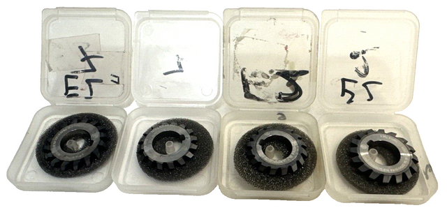 Neuhäuser Satz 4 FK 64 E2 TICN Zahnrad Fräsrad Metallkreissäge Set