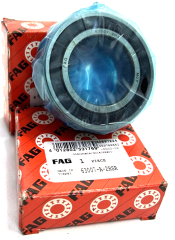 2x FAG 63007-A-2RSR Rillenkugellager 35x62x20mm 63007 2RS1