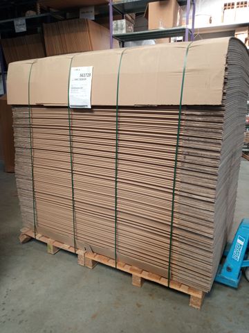 140 Stück Kartonage Karton Faltkarton Faltschachtel 590x460x1397 mm 2-wellig