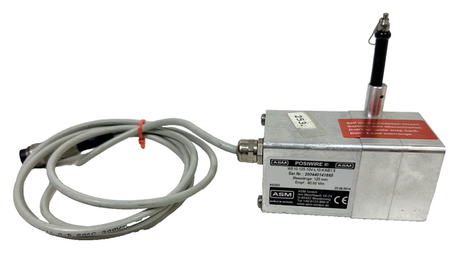 ASM Posiwire WS10-125-10V-L10-KAB1,5 Positionssensor Seilzug Messlänge: 125mm