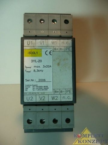 Motordrossel 3YL-20 Danaher Motion Motor Control Units