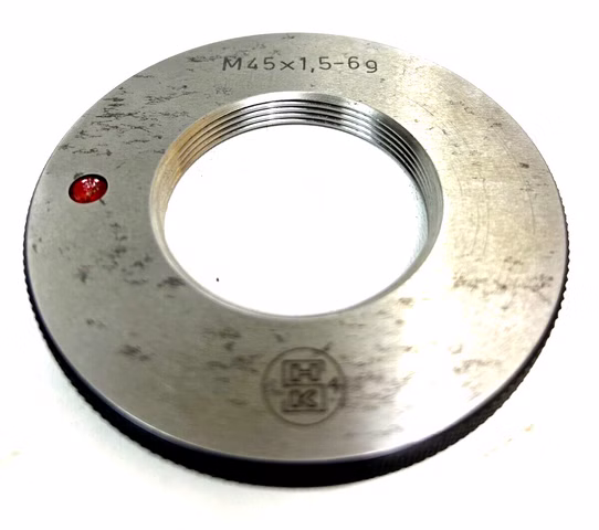 Gewindelehrring Lehrring Feingewinde M45x1,5-6g | dicke 0,8mm | Prüfmittel