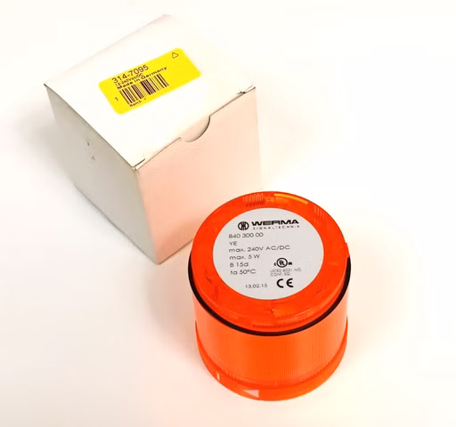 Werma Signaltechnik 840 300 00 Dauerlichtelement Signalleuchte max. 240V AC/DC