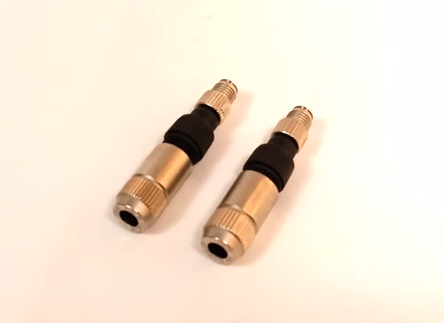 2x Harax M8x1 Stecker Sensor 3-Polig Buchse Connector