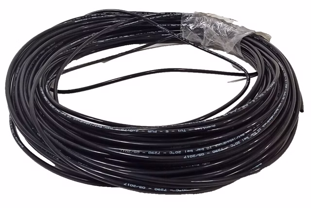 [0,90€/m] 40M Aventics TU1-S-PUR-004-0075-BK-0050 Druckluftschlauch 4x0,75 mm