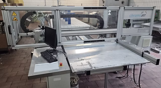 Zimmer Austria ChromoJet CHR-LS-112 Mattendruckanlage Teppich Druckmaschine