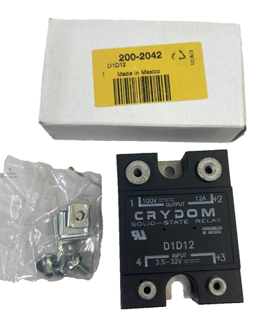 SENSATA CRYDOM D1D12 Halbleiterrelais SPST NO 12 A 100 VDC Panelmontage 4 Pole