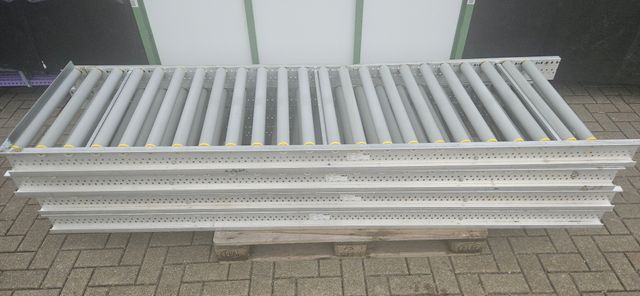 TGW Schwerkraftrollenbahn 4800 x 600 mm Leicht-Rollenbahn Rollenförderer