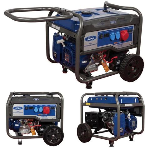 Ford FGT9250E Benzin Stromgenerator 6.5 kW Notstromaggregat 2 x 230 V, 1 x 400 V