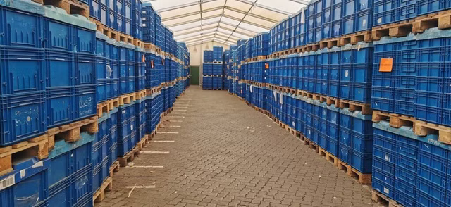100x RL-KLT 4280 Stapelkisten Box Behälter 400x300x280 mm Lagerkiste Kiste