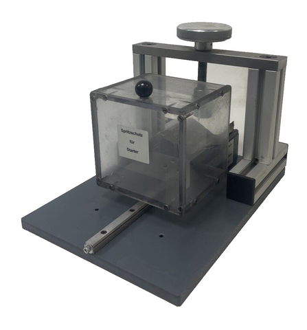 Schraubstock 40-100mm Werkbank Spannmittel Befestigungssystem Alu Spritzschutz