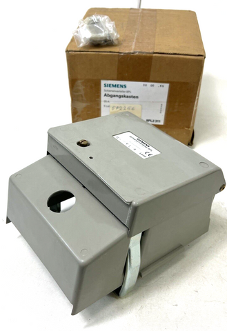 SIEMENS 8PL2311 Schienenverteiler 8PL Abgangskasten 5 Leiter 25A | 8PL2 311